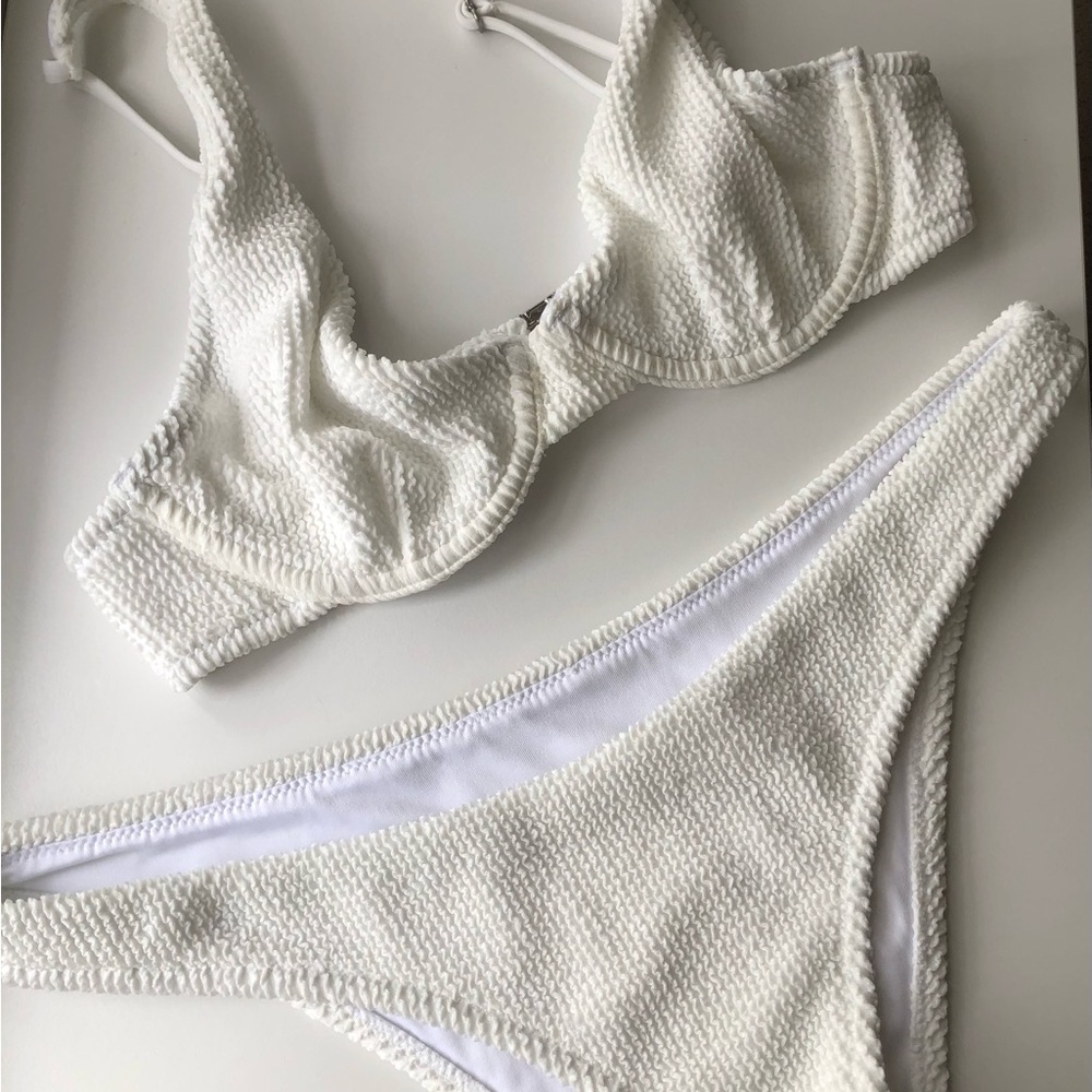 Rhythm White Bikini Set
